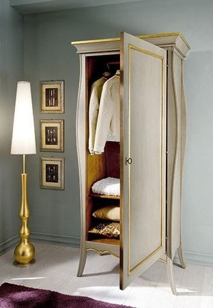 MOBILI 2G -  Armadio classico 1 porta legno grezzo 93X64X213 (3083)