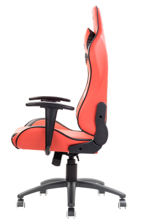 itek Gaming Chair PLAYCOM PM20 - PVC- Doppio Cuscino- Schienale Reclinabile- Rosso Nero