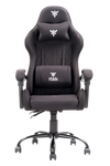 itek Gaming Chair RHOMBUS FF10 - Tessuto- Doppio Cuscino- Schienale Reclinabile- Nero Nero
