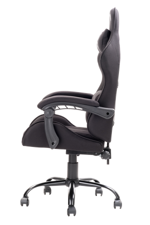 itek Gaming Chair RHOMBUS FF10 - Tessuto- Doppio Cuscino- Schienale Reclinabile- Nero Nero