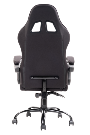 itek Gaming Chair RHOMBUS FF10 - Tessuto- Doppio Cuscino- Schienale Reclinabile- Nero Nero