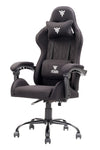 itek Gaming Chair RHOMBUS FF10 - Tessuto- Doppio Cuscino- Schienale Reclinabile- Nero Nero