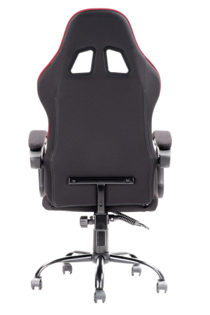 itek Gaming Chair RHOMBUS FF10 - Tessuto- Doppio Cuscino- Schienale Reclinabile- Nero Rosso