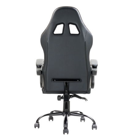 itek Gaming Chair RHOMBUS PF10 - PVC- Doppio Cuscino- Schienale Reclinabile- Nero Nero