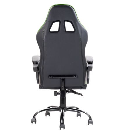 itek Gaming Chair RHOMBUS PF10 - PVC- Doppio Cuscino- Schienale Reclinabile- Nero Verde