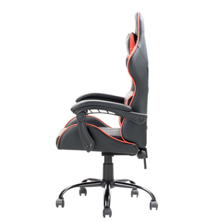 itek Gaming Chair RHOMBUS PF10 - PVC- Doppio Cuscino- Schienale Reclinabile- Nero Rosso