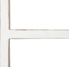 Biscottini Libreria in legno massello di tiglio finitura bianca anticata L121xPR36xH200 cm. Made in Italy