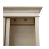 MOBILI 2G -  Armadio classico 2 porte scorrevoli legno grezzo 128X50X200 (483)