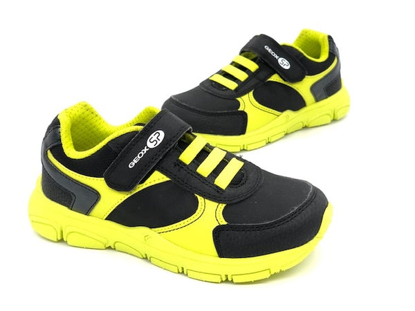 GEOX Sneaker bambino J N.Torque B. nero/giallo