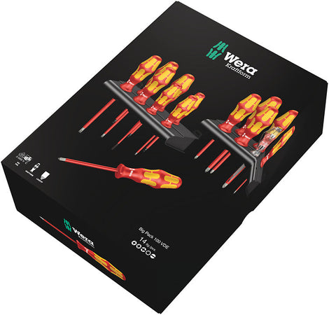 Wera Kraftform Big Pack 100 VDE - set di cacciaviti