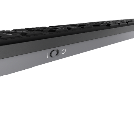 CHERRY Stream Desktop tastiera Mouse incluso Ufficio RF Wireless QWERTY Inglese UK Nero (CHERRYSTREAMDESKTOP UK LAYOUT - KEYBOARD AND MOUSE SET USB BLACK) - Versione UK