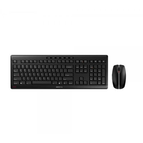 CHERRY Stream Desktop tastiera Mouse incluso Ufficio RF Wireless QWERTY Inglese US Nero (CHERRY Desktop STREAM [US/EU] Wireless black US-Layout mit EUR-Symbol)