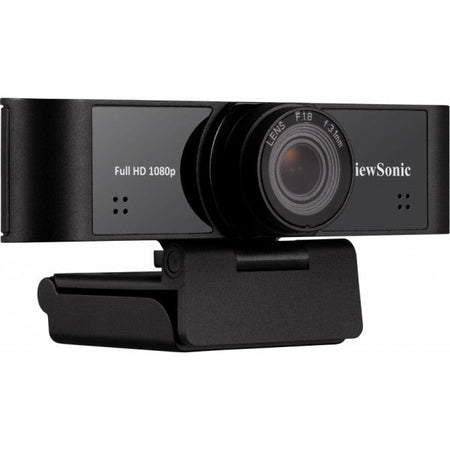 WEBCAM VIEWSONIC FULL HD 1920X1080 PIXEL A 30 FPS MEETING CAMERA CON MICROFONO INCORPORATO USB 2.0 ULTRA-WIDE AMPIO CAMPO VISIVO 120 GRADI SENSORE CMOS 2.07M PIXELS LUNGHEZZA CAVO 1.5MT