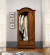 MOBILI 2G -  Armadio classico 1 porta 1 cassetto legno grezzo 96X56X196 (1703)
