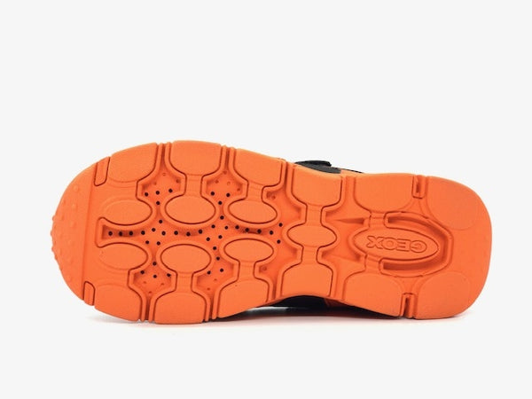 GEOX Sneaker bambino J N.Torque B. nera/arancione