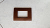 PLACCA MARRONE CHIARO IN ABS PER SCATOLE RETTANGOLARI SERIE SOFT 3/4/6 POSTI