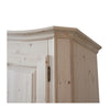 MOBILI 2G -  Armadio classico 3 porte legno massello abete grezzo 181X63X217 (2205)