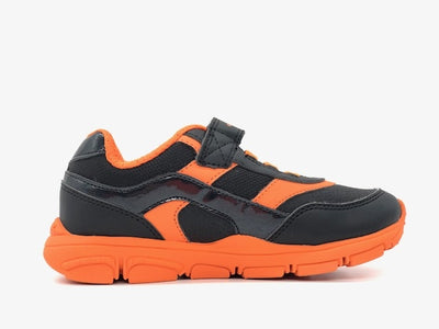 GEOX Sneaker bambino J N.Torque B. nera/arancione