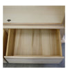 MOBILI 2G -  Armadio classico 2 porte 2 cassetti legno grezzo 122X60X204 (1204)