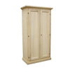 MOBILI 2G -  Armadio dispensa porta scope 2 porte legno grezzo 86X45X161 (712)