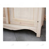 MOBILI 2G -  Armadio classico 2 porte legno grezzo 125X61X200 (922)