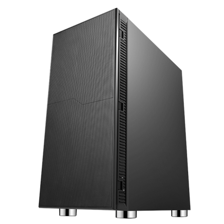 CASE ITEK M.TOWER "SYLENT 05 EVO", 2*USB3, 3*12CM FAN, RIVEST. FONOAS. - NO ALIM. BK - ITGCSY05E