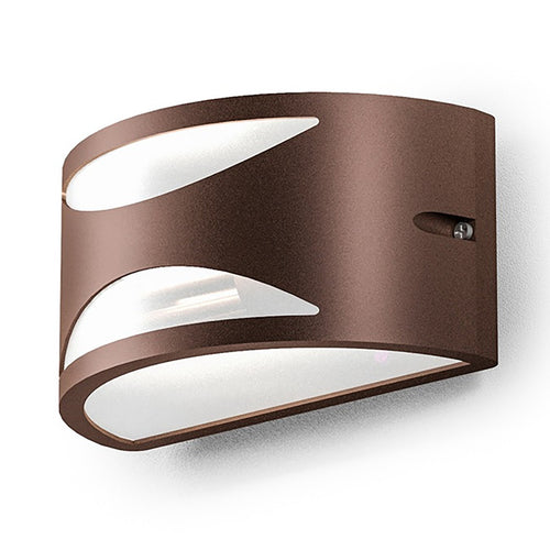 Applique esterno Gea Led NAMI GES1042 LED IP54 E27 lampada parete biemissione classica