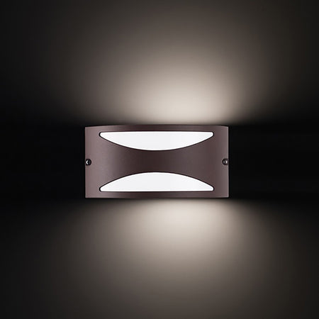Applique esterno Gea Led NAMI GES1042 LED IP54 E27 lampada parete biemissione classica