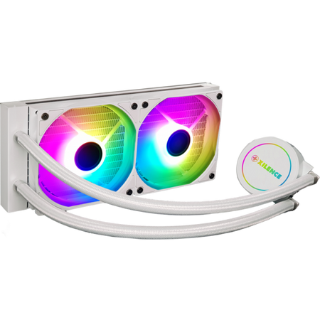 Xilence Performance A+ Series LiQuRizer LQ240.W.ARGB - Sistema di raffreddamento a liquido del processore - (per: LGA1156, AM2, AM2+, LGA1366, AM3, LGA1155, AM3+, LGA2011, FM1, FM2, LGA1150, FM2+, LG