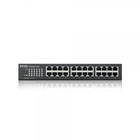 ZYXEL SWITCH UNMANAGED 24 PORTE GIGABIT, DESIGN SENZA VENTOLE, DESKTOP/RACK