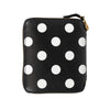 COMME DES GARCONS WALLET Polka Dot Wallet in Black da donna