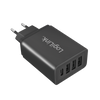 USB Wall Charger, 4port, 3x