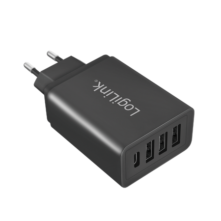 USB Wall Charger, 4port, 3x