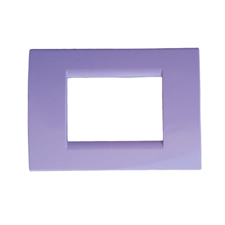 PLACCA LILLA IN ABS PER SCATOLE RETTANGOLARI SERIE SOFT 3/4/6 POSTI