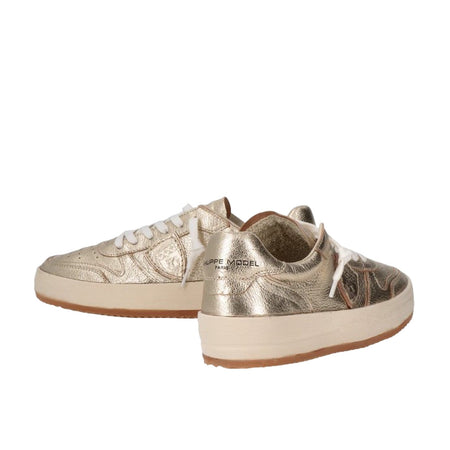 Philippe Model sneaker donna philippe model - nice low woman - oro da donna