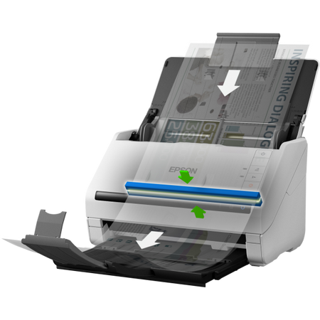 EPSON SCANNER DOCUMENTALE WORKFORCE A4 DS-530II FRONTE/RETRO ADF