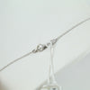 Collana donna Mirco Visconti oro bianco pendente cuore di diamanti