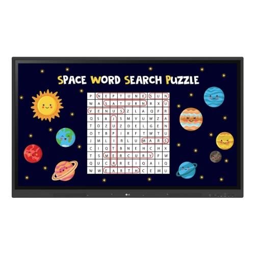 Lg createboard lavagna interattiva 190,5 cm (75\) 3840 x 2160 pixel touch screen nero usb / rf wireless - 75TR3DK-B.MUEQ