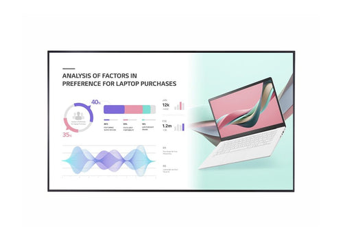 Lg 86uh5j-h visualizzatore di messaggi pannello piatto per segnaletica digitale 2,18 m (86\) ips wi-fi 500 cd/m² 4k ultra hd nero webos 24/7 - 86UH5J-H.AEU