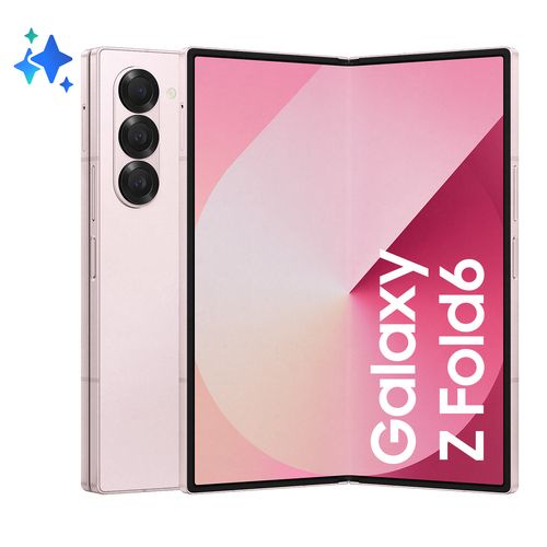 Samsung galaxy z fold6 smartphone ai, 256gb, ram 12gb, display 6,3\/7,6\ dynamic amoled 2x, pink - SM-F956BLIBEUE