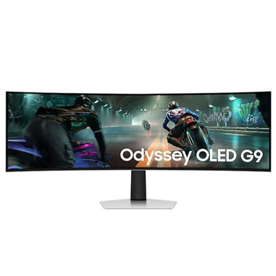 Samsung s49dg910su monitor pc 124,5 cm (49\) 5120 x 1440 pixel dual qhd oled argento - LS49DG910SUXEN