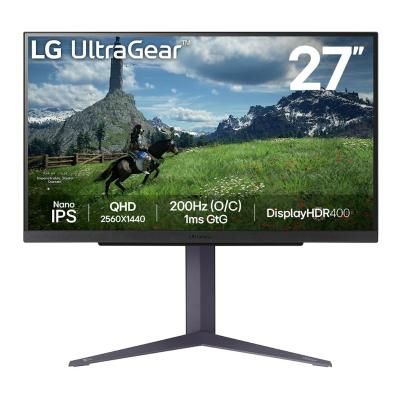 Lg 27gs85q-b monitor pc 68,6 cm (27\) 2560 x 1440 pixel quad hd lcd nero - 156026