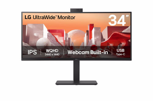 Lg 34ba85qe-b monitor pc 86,4 cm (34\) 3440 x 1440 pixel wide quad hd lcd nero - 34BA85QE-B.AEU