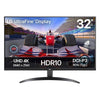 Monitor lg 32ur500k b ultrafine uhd black