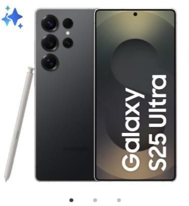 Samsung galaxy s25 ultra sm-s938b/ds 17,5 cm (6.9\) doppia sim android 15 5g usb tipo-c 12 gb 512 gb 5000 mah nero, titanio - SM-S938BZKGEEE