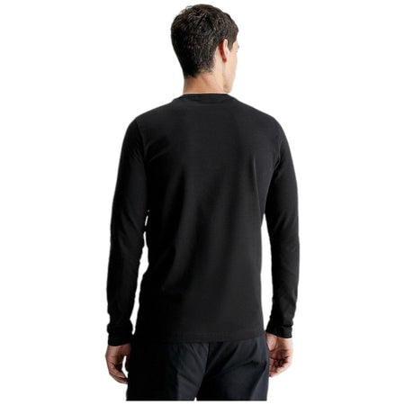 Calvin Klein t-shirt nera manica lunga Stretch slim fit K10K112725 T-shirt Calvin Klein