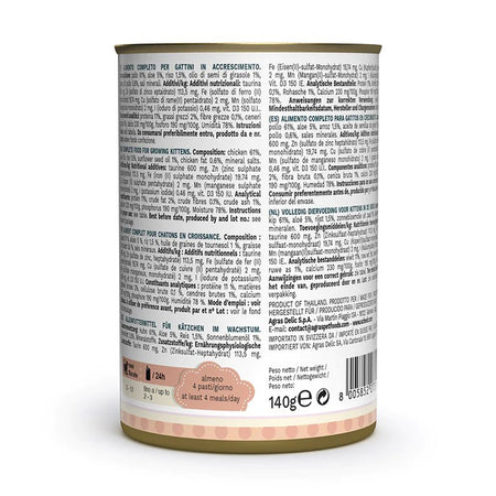 Schesir Kitten Pollo con Aloe Scatoletta per Gatti Cuccioli