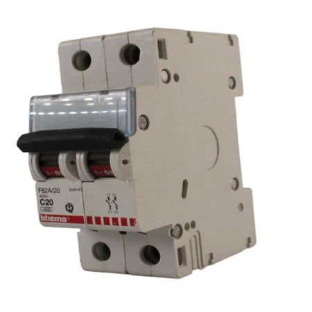 Interruttore magnetotermico 2 poli 2 moduli 20A curva C Bticino