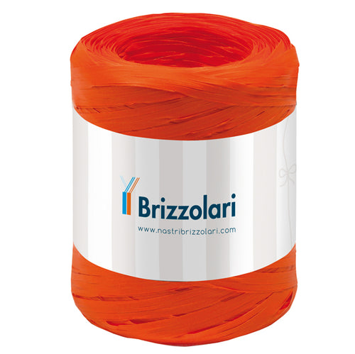 Rafia Sintetica 6802 5Mmx200Mt Colore Arancione 12 Brizzolari