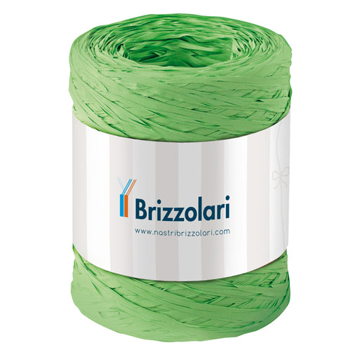Rafia Sintetica 6802 5Mmx200Mt Colore Verde Chiaro 10 Brizzolari